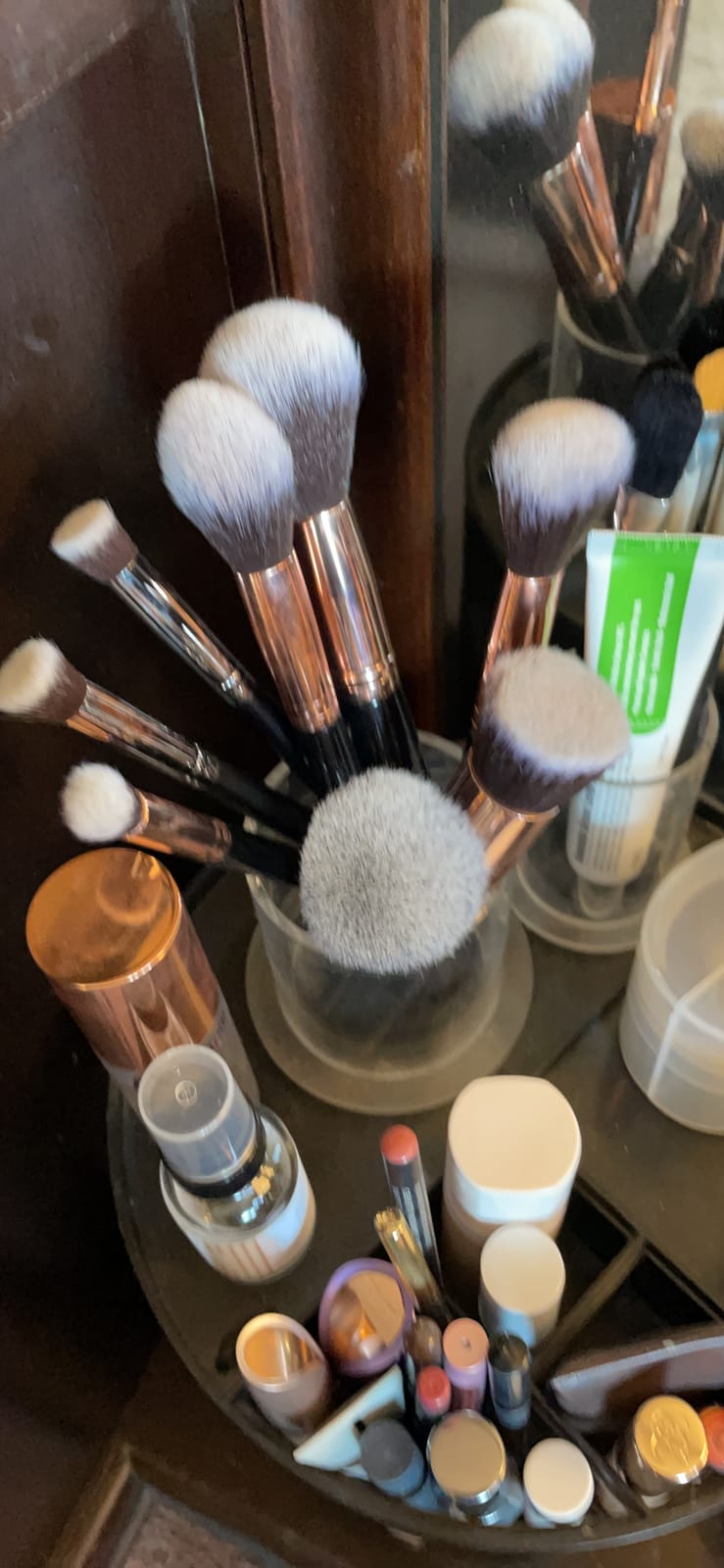 Niré Beauty Professional Makeup Brush Set, 15 Piece Black & Rose Gold customer photo 2