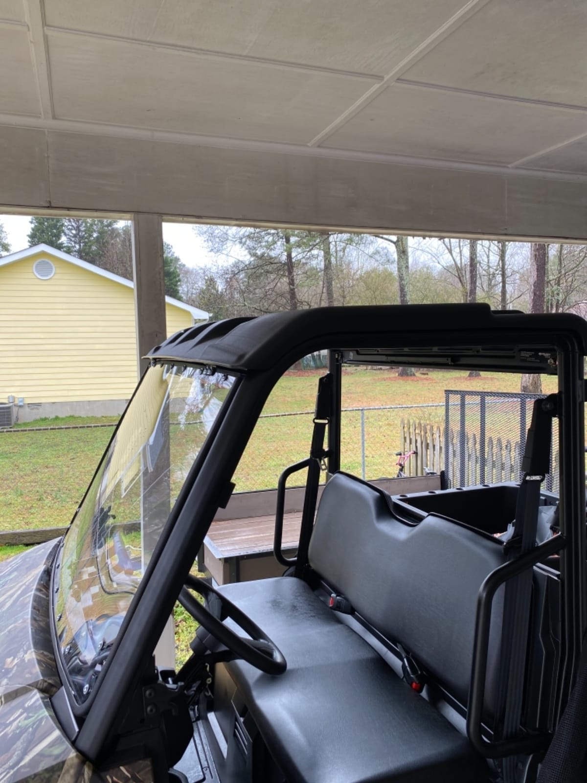 SuperATV Plastic Roof for 2015+ Polaris Ranger Midsize 570 / EV | 2017+ Polaris Ranger ETX | Rugged Molded 6mm Plastic Construction | Works with Most Windshields and Windows | Easy to Install customer photo 2