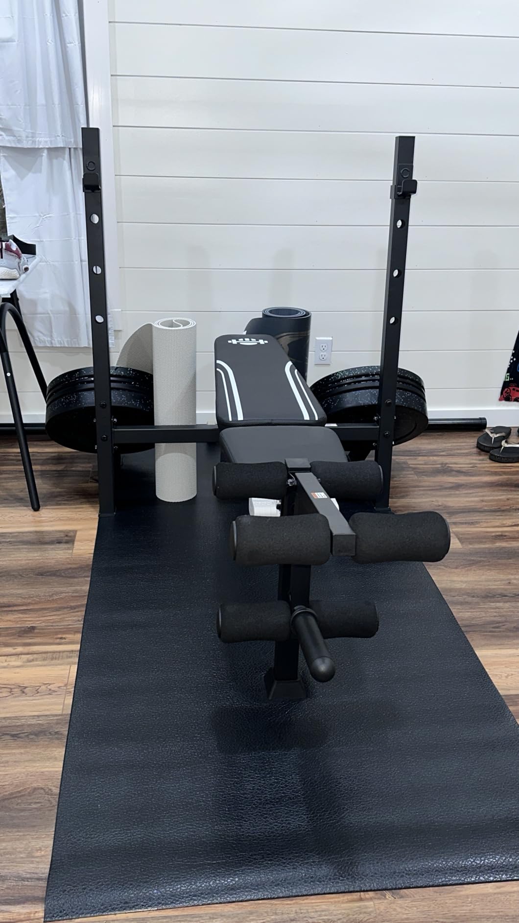 Sunny Health & Fitness Equipment Mats, Home Gym Floor Protection, 4 Sizes customer photo 1