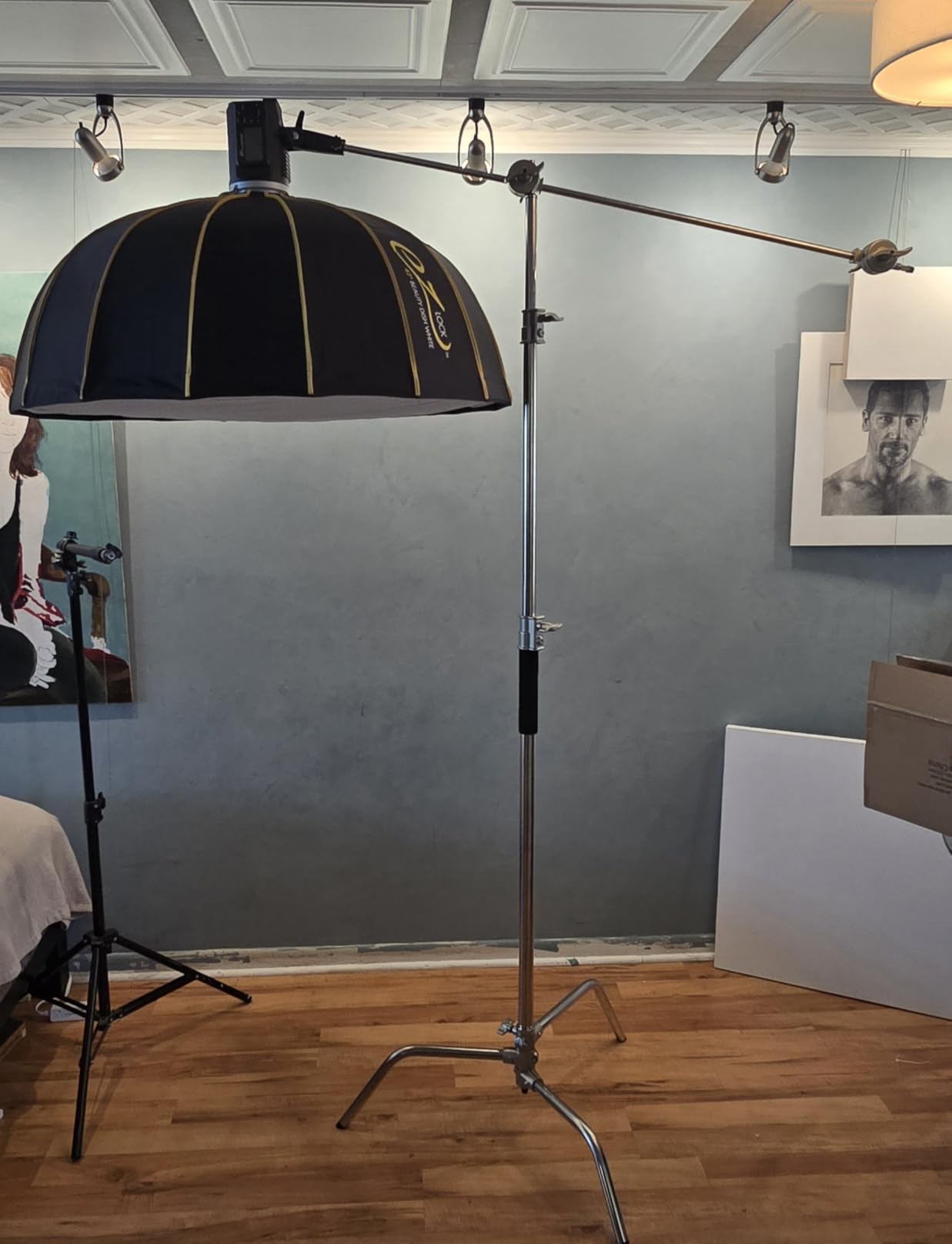 NEEWER Pro 100% Stainless Steel Heavy Duty C Stand with Boom Arm customer photo 2