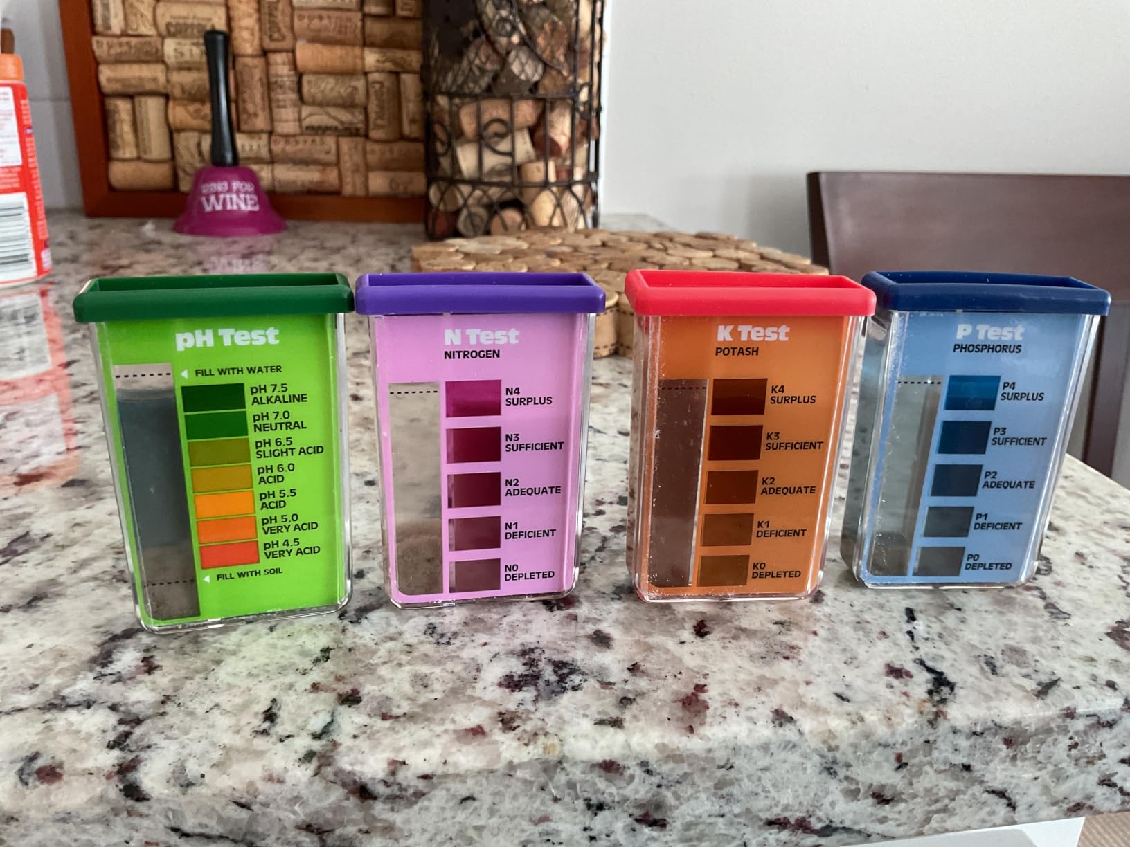 Rapitest Soil Test Kit for Gardens, Vegetables, Flowers and Lawns. USA designed and assembled soil tester completely, quickly and accurately measures/analyzes soil pH acidity and garden nutrients. customer photo 1