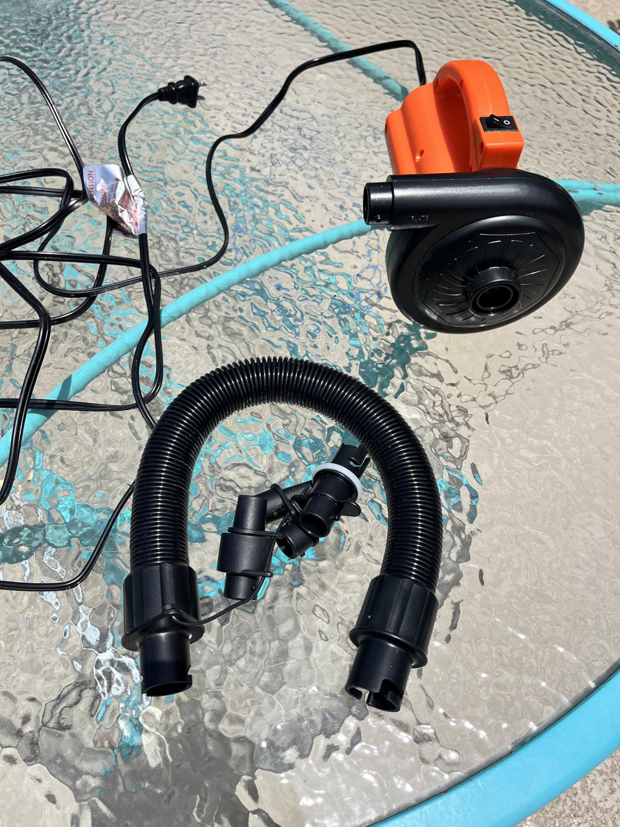 WOW Sports 120V AC Electric Pump - 600 L/min Air Inflator - 5 Adapters customer photo 2