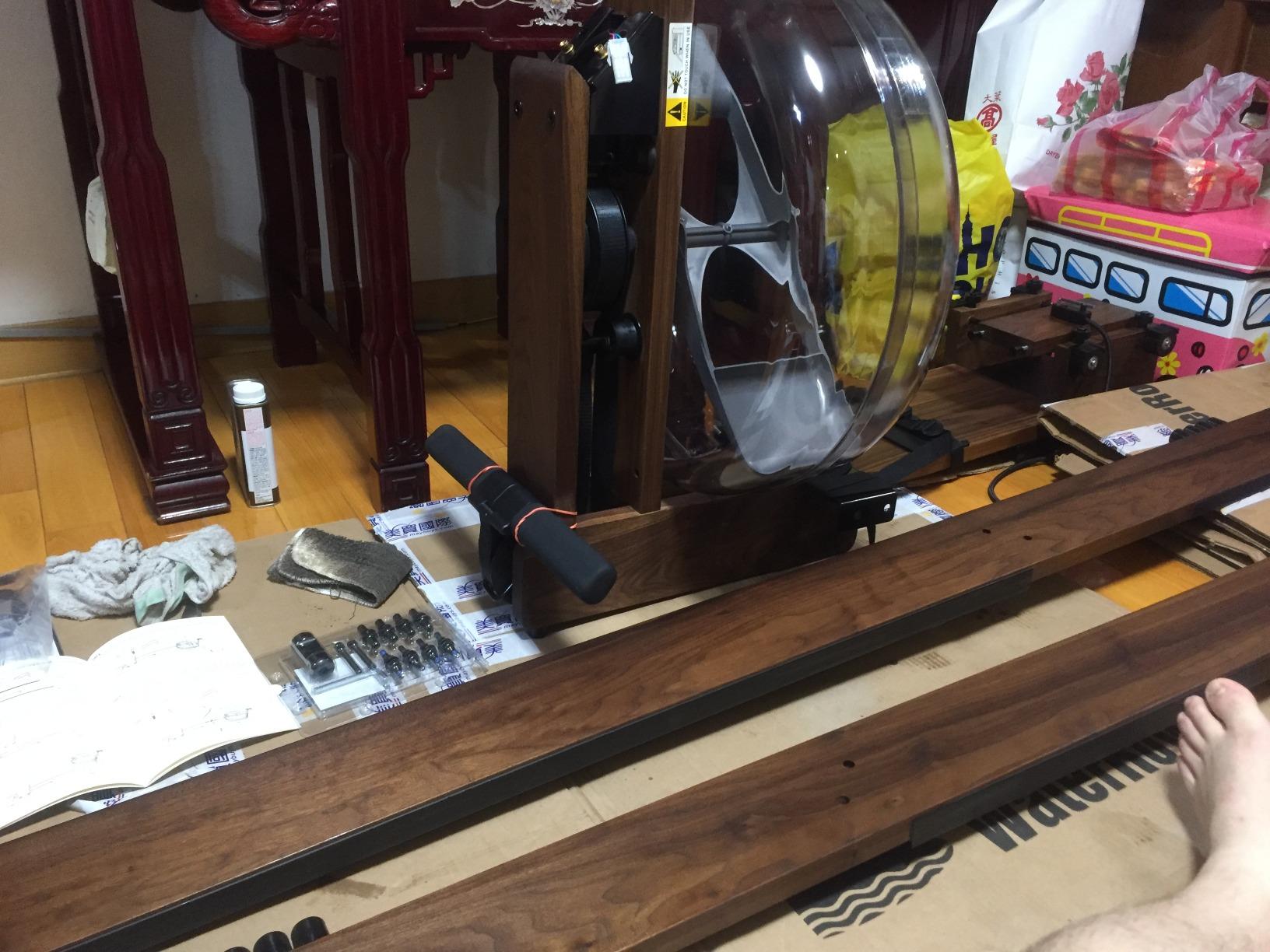 WaterRower Walnut Rowing Machine with S4 BLE Monitor | USA Made Water Rower | Original Handcrafted Erg Machine for Home Use & Gym | Best Warranty customer photo 2