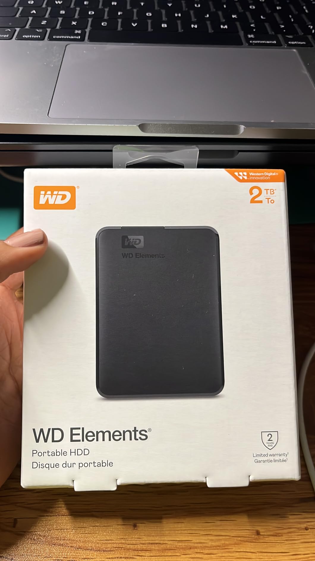 WD 2TB Elements Portable External Hard Drive for Windows, USB 3.2 Gen 1/USB 3.0 for PC & Mac, Plug and Play Ready - WDBU6Y0020BBK-WESN customer photo 1