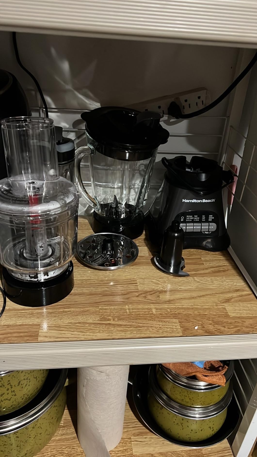 Hamilton Beach Blender and Food Processor Combo for Shakes & Smoothies, With 3 Cup Electric Food Chopper Attachment, 40 oz Glass Jar, Blender Travel Cup, 700 Watts Peak Power, Gray & Black (58163) customer photo 2