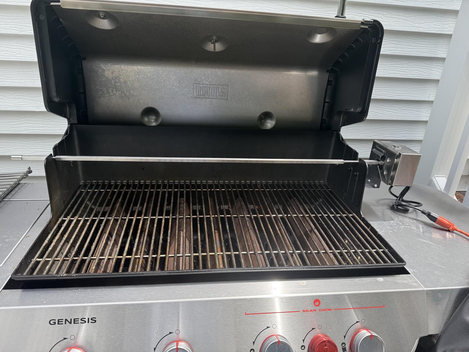 onlyfire Stainless Steel Rotisserie Kit for Weber Genesis 4&6 Burner Grills customer photo 1