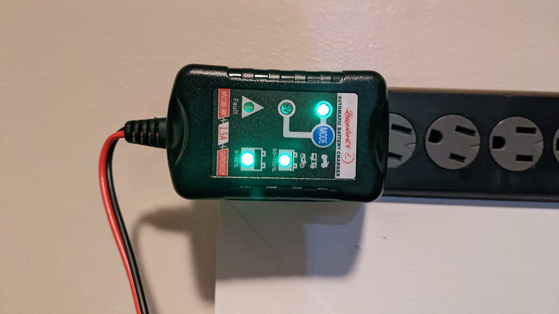 2A Battery Maintainer & Trickle Charger, 6V 12V Smart Float Charger with Pulse Repair Mode, 10FT Extra Long for Motorcycle, Automotive Car, Lawn Mower, Marine Boat, ATV, SLA, AGM, Gel, LiFePO4 customer photo 1