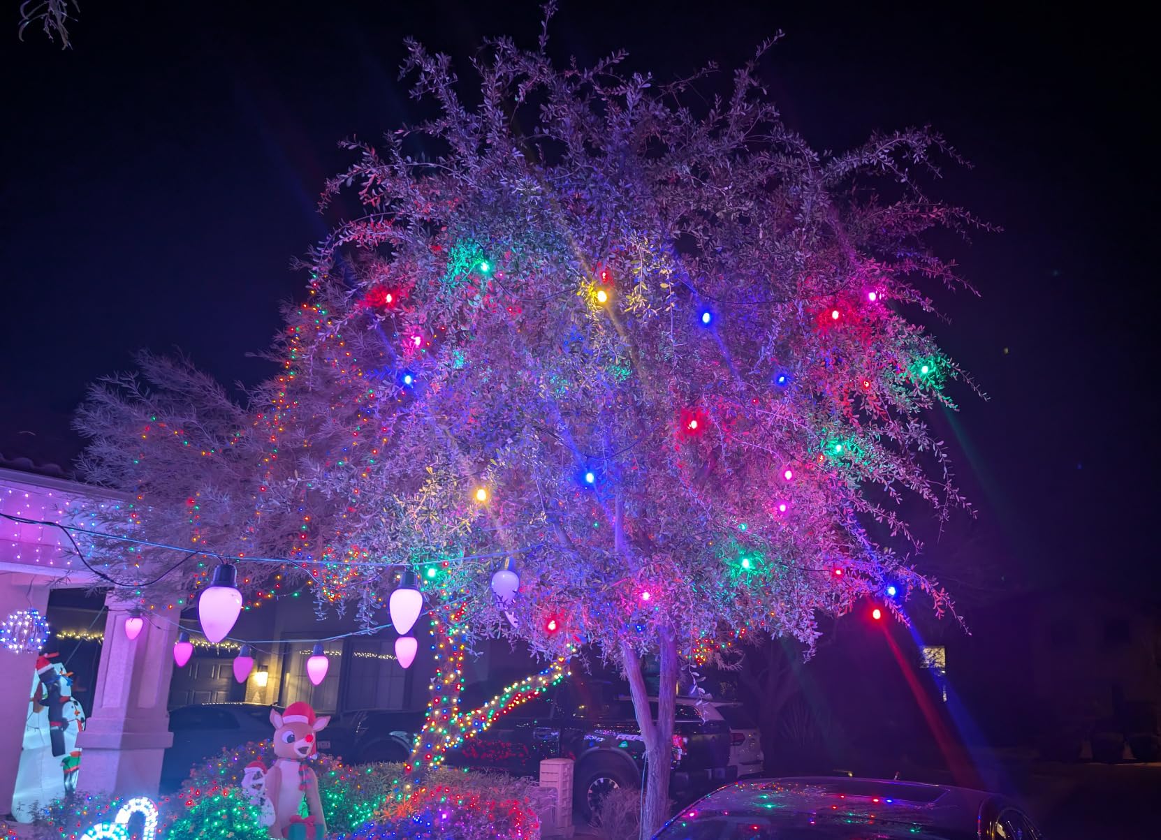 Banord Outdoor String Lights, 48FT Waterproof Patio Lights with 2W Bulbs customer photo 2
