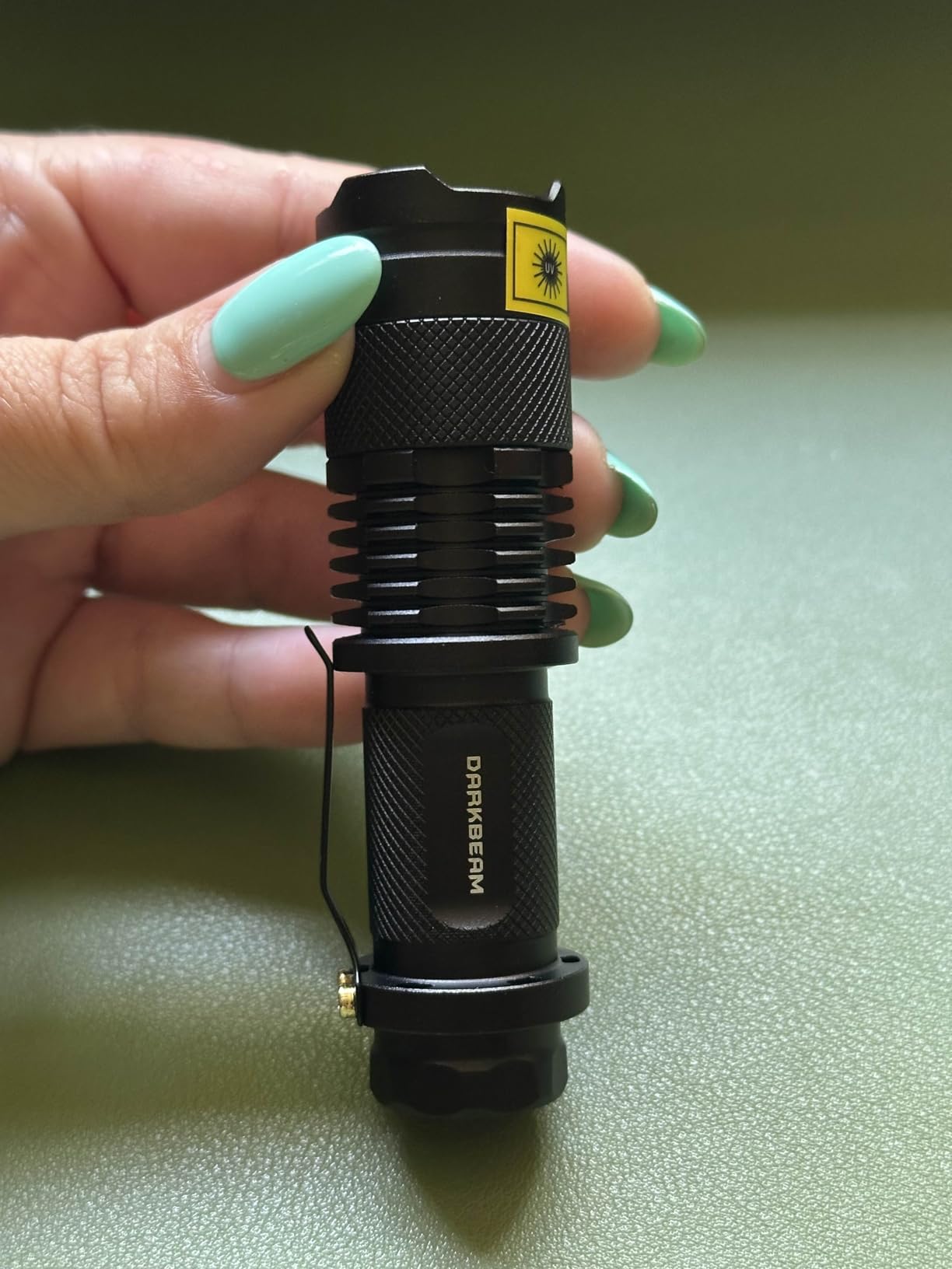 DARKBEAM UV 365nm Light Wood's Lamp Blacklight Ultraviolet Flashlight Mini customer photo 1