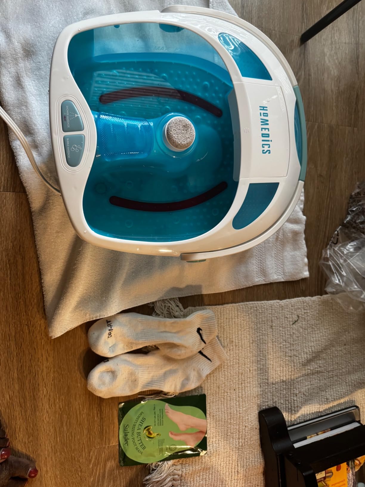 Homedics Shower Bliss Heated Foot Spa, Shower Massage Water Jets customer photo 1