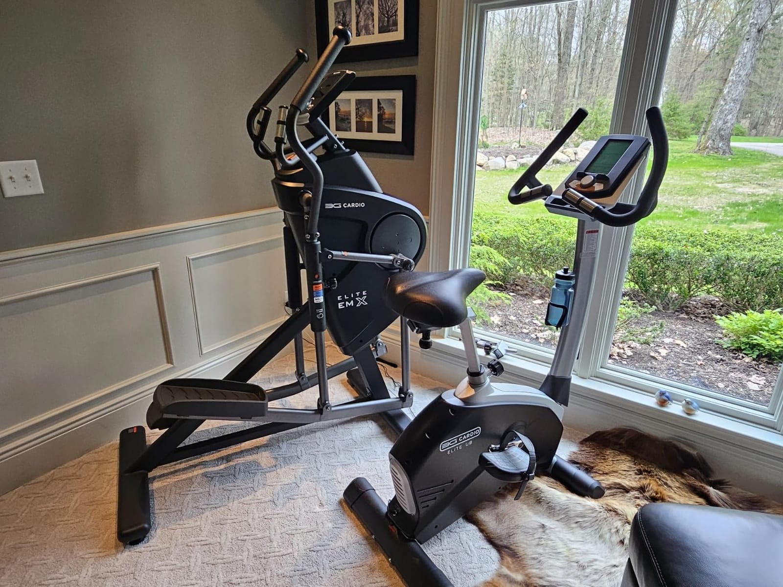 3G Cardio Elite UB X Upright Bike - FreeSync FTMS Bluetooth Smart App Connectivity - Tablet Shelf - Compact 41