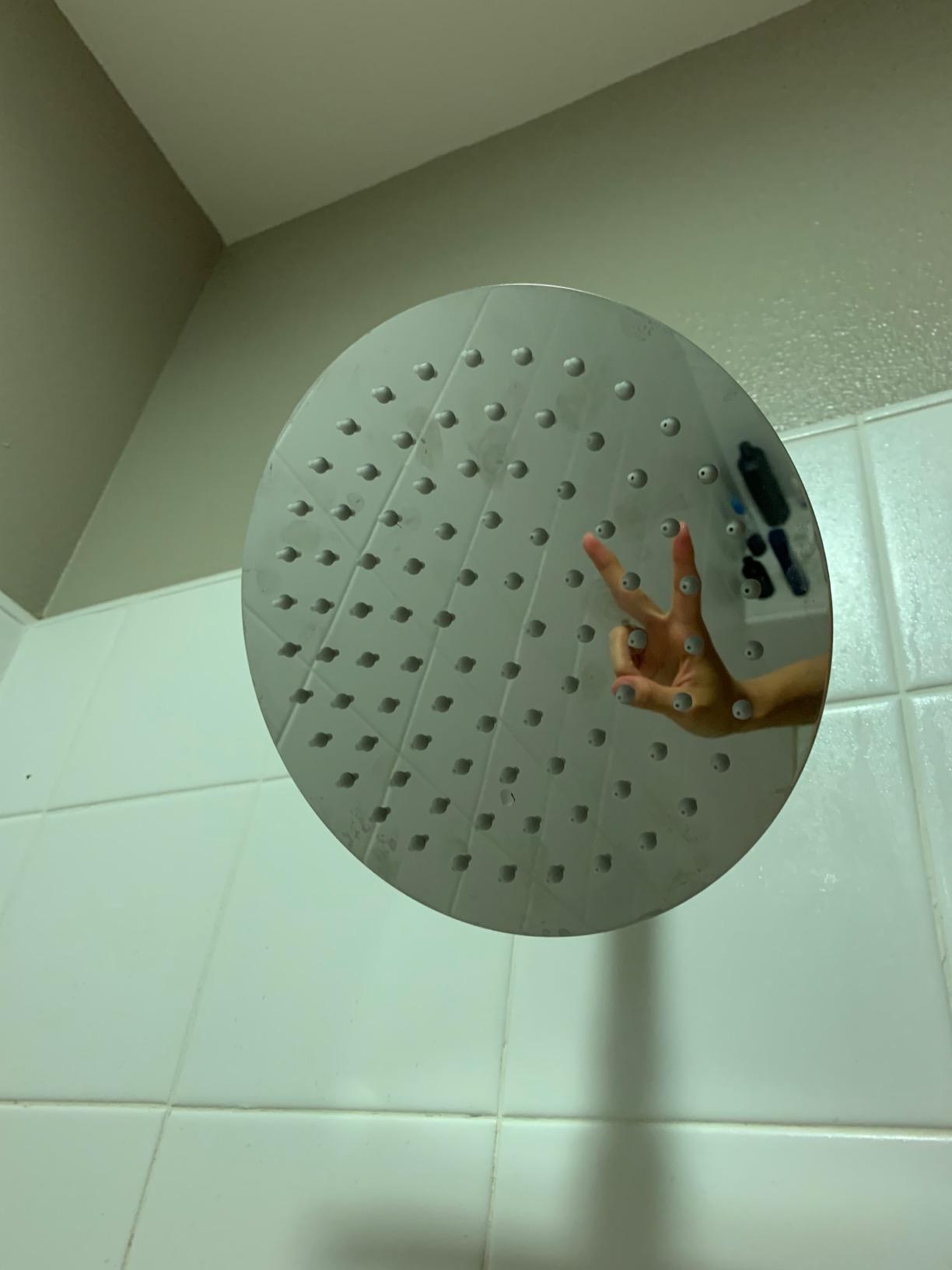 NearMoon Rain Shower Head, Ultra-Thin Design-Pressure Boosting, Awesome Some Experience, High Flow Stainless Steel Rainfall Head (12 Inch, Chrome Finish) customer photo 2