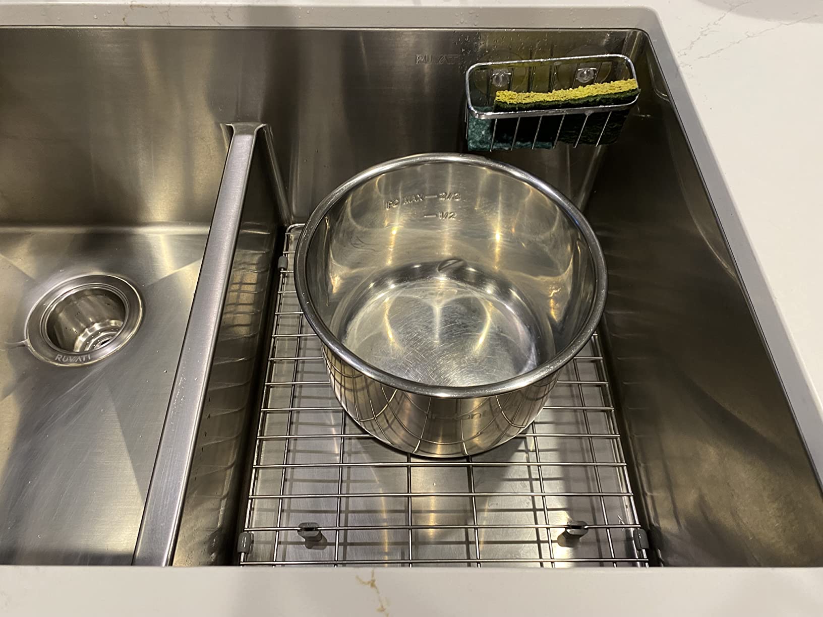 Ruvati 33-in 60/40 Low-Divide Undermount Kitchen Sink - RVH7419 customer photo 1
