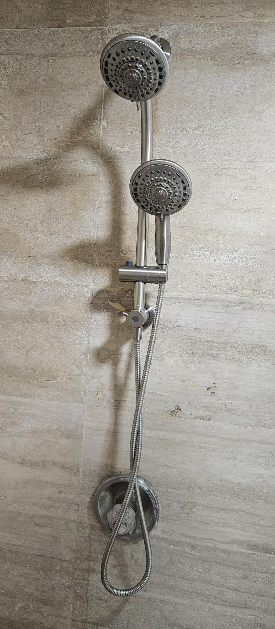 Handheld Showerhead & Rain Shower Combo for Easy Reach, 27.5