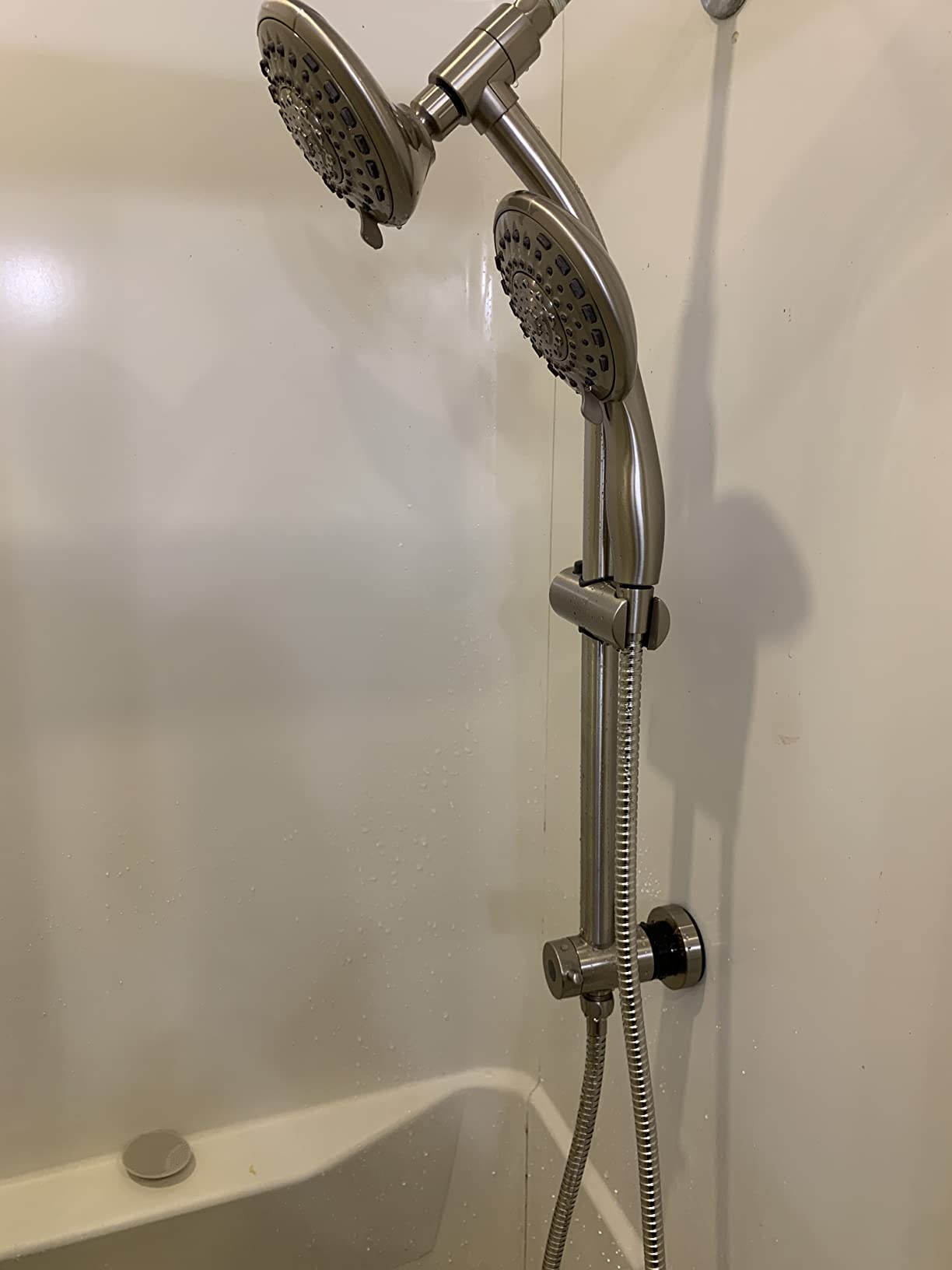 Handheld Showerhead & Rain Shower Combo for Easy Reach, 27.5