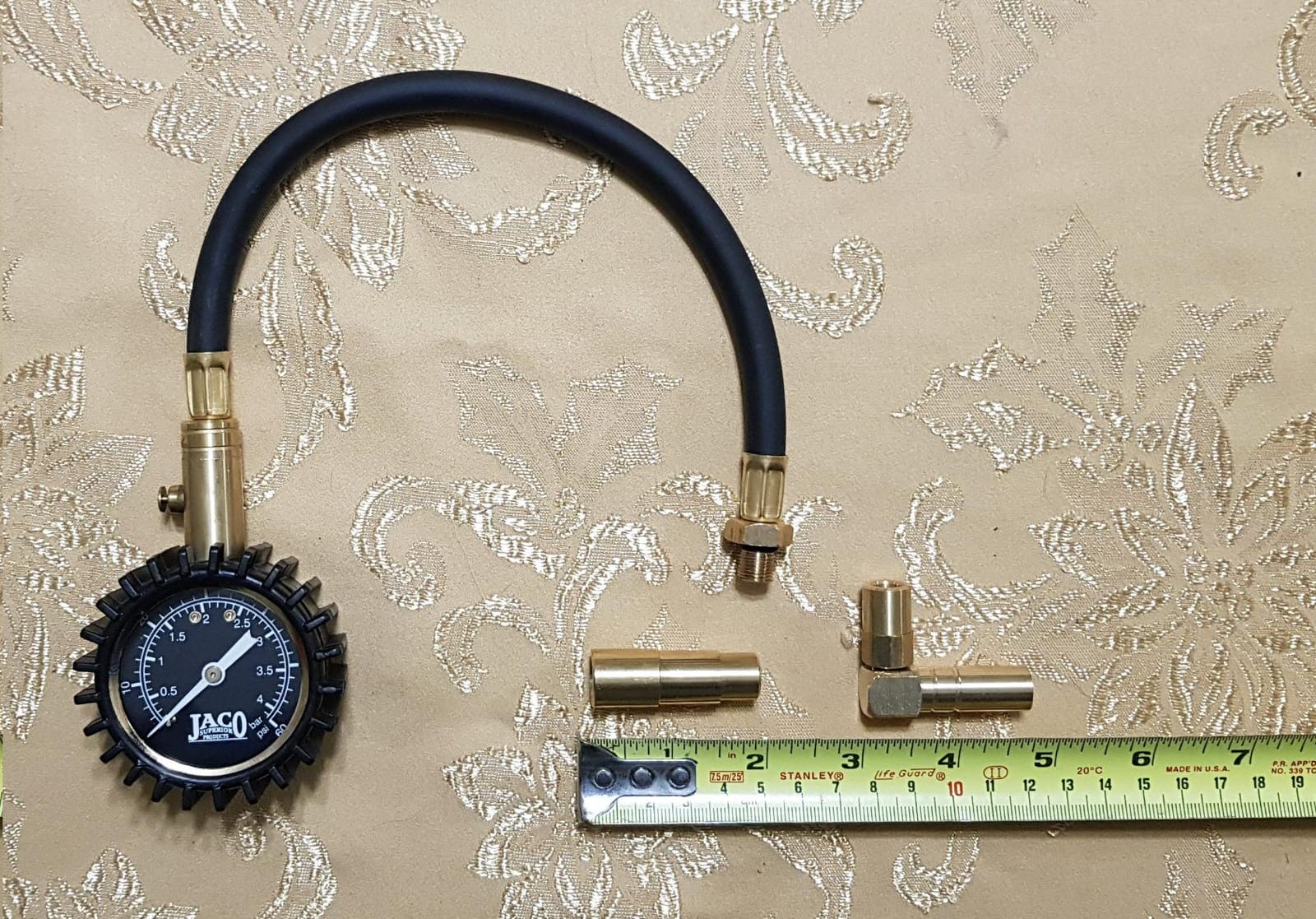 JACO BikePro Bike Tire Pressure Gauge - 60 PSI (MTB Series) | Presta + Schrader Air Chucks customer photo 2