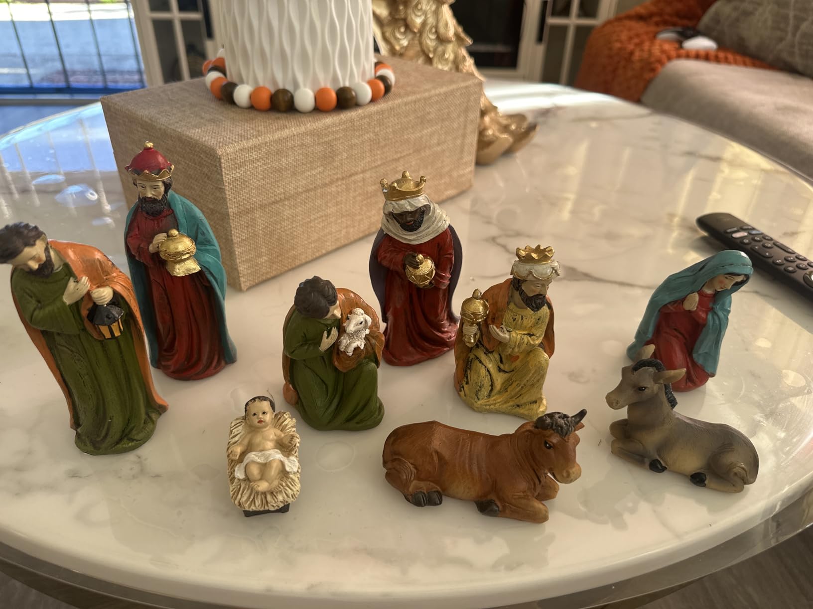 Kurt S. Adler 4 to 5-Inch Resin Table Piece Nativity, Set of 9 customer photo 1