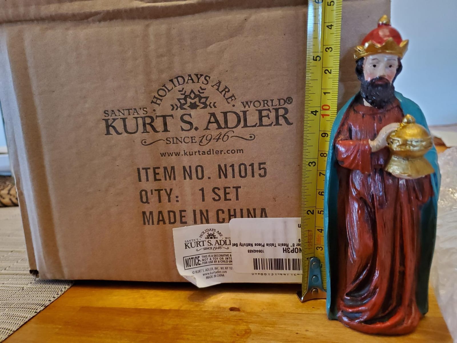 Kurt S. Adler 4 to 5-Inch Resin Table Piece Nativity, Set of 9 customer photo 2