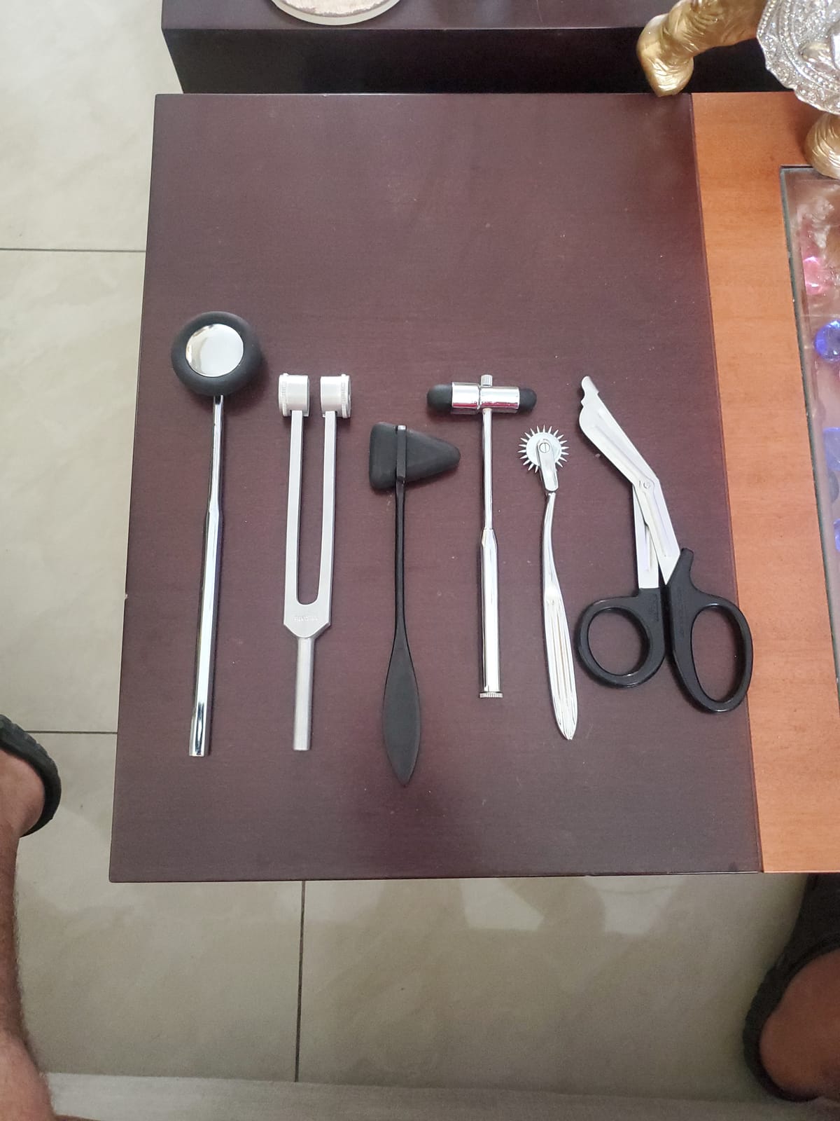7 pcs Neurological Percussion Set, Reflex Taylor Buck Hammer Pinwheel Diagnostic Kit for Nurses, EMS, Medical Students, Clinical customer photo 1