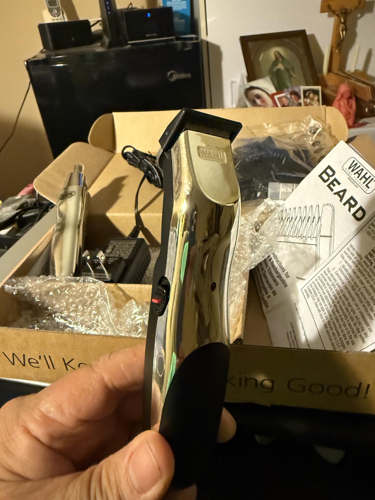 Wahl Groomsman Rechargeable Beard Trimmer Kit & Bonus Battery Nose Trimmer customer photo 1