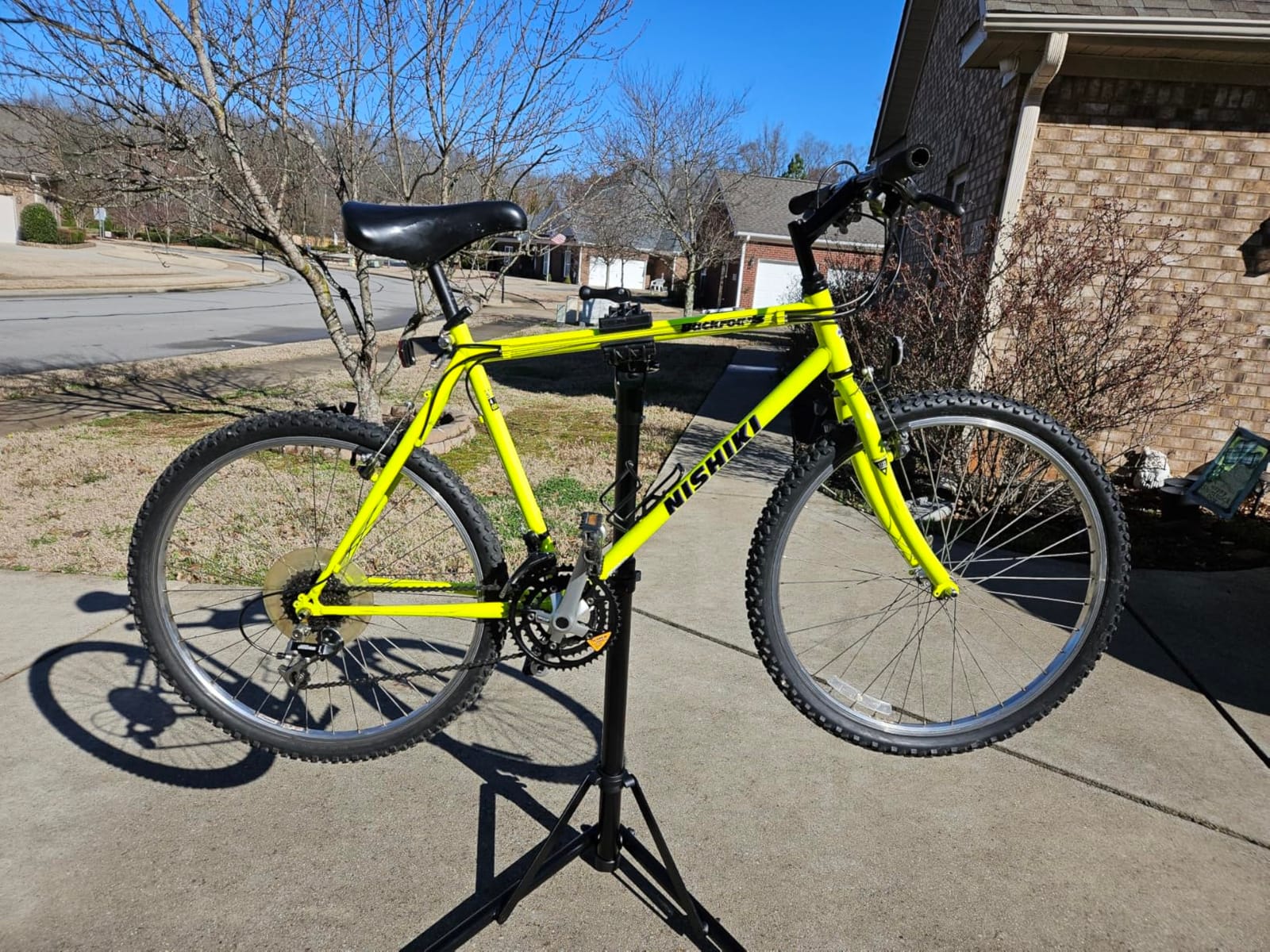 CXWXC Bike Repair Stand - Shop Home Bicycle Mechanic Maintenance Rack | Bike Workstands for Mountain Bike and Road Bike (rs100) customer photo 1