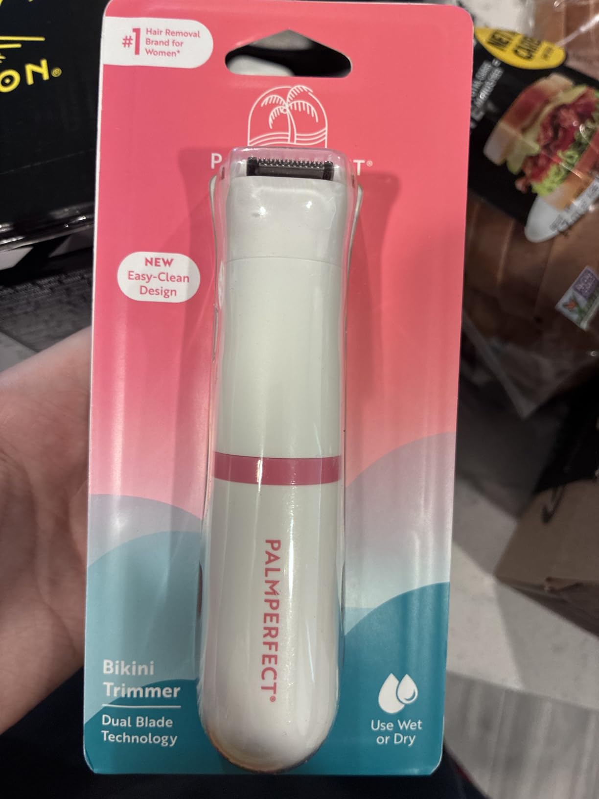 PalmPerfect Bikini Trimmer for Women, Dual Blade, Waterproof, Wet/Dry customer photo 2