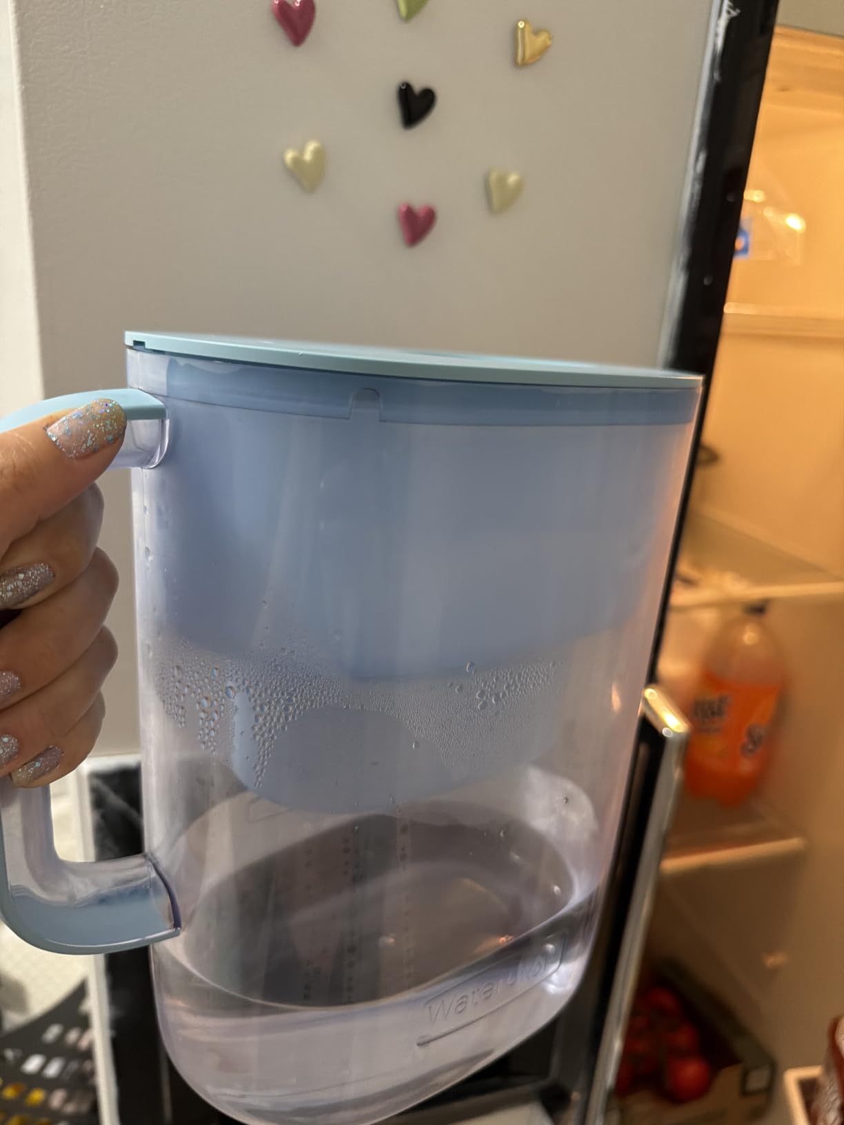 Waterdrop PT-07B Water Filter Pitcher, 10-Cup, NSF Certified, Blue | 200-Gallon Long-Life Filter, Improves Coffee & Tea Taste, Reduces PFOA/PFOS and Chlorine, 5X Longer Filter Life customer photo 2
