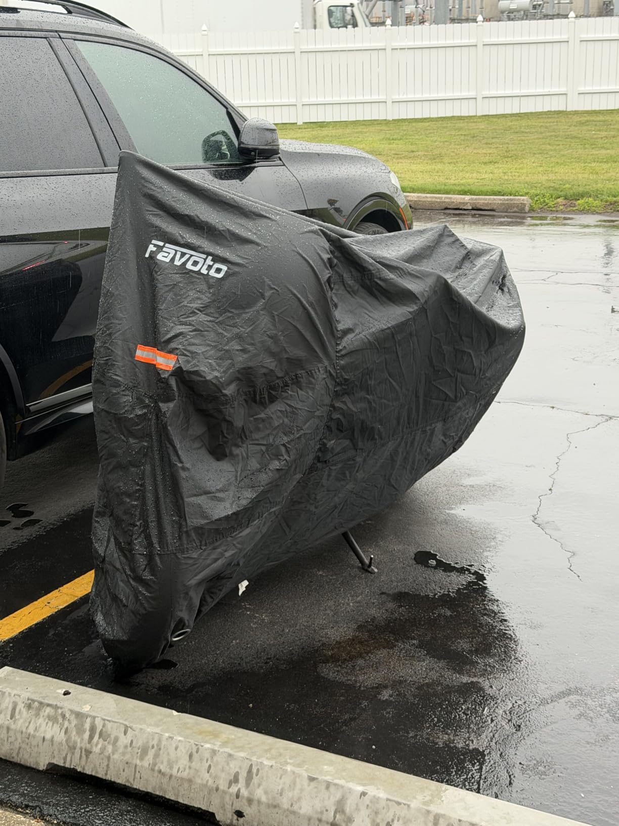 Favoto Motorcycle Cover Waterproof Outdoor Motorcycle Cover Heavy Duty customer photo 2