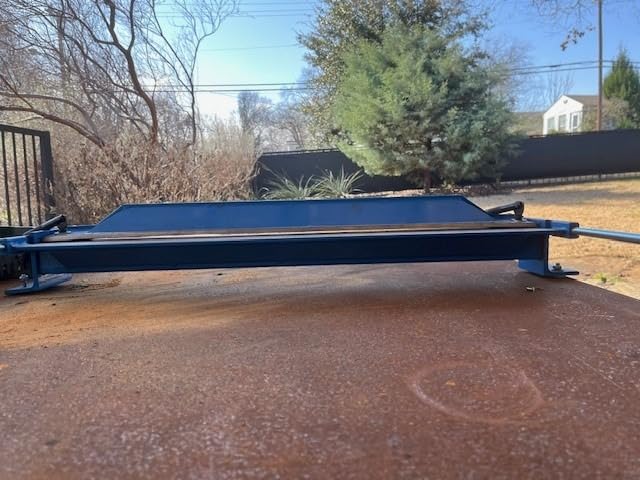 KF5002 Steel Bending Brake Sheet Metal Bender Metal Folder 28 Inch (730mm) 18 Ga (1.2mm) Capacity customer photo 2