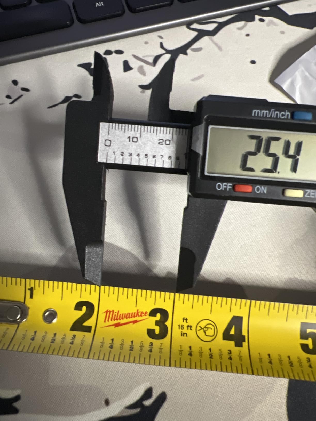 Digital Caliper, Adoric Calipers 0-6 Inch, Inch/mm Conversion, Large LCD | Caliper Measuring Tool, Auto-Off Feature, 4 Modes for Inside/Outside, Depth, Step; for DIY, Household Use, Jewelry, Hobby customer photo 2