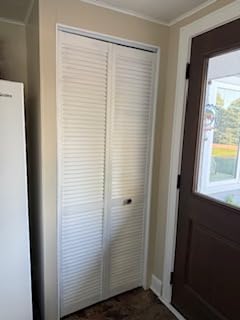 Kimberly Bay Closet Door, Bi-fold, Traditional Louver-Louver White (80x30) customer photo 2