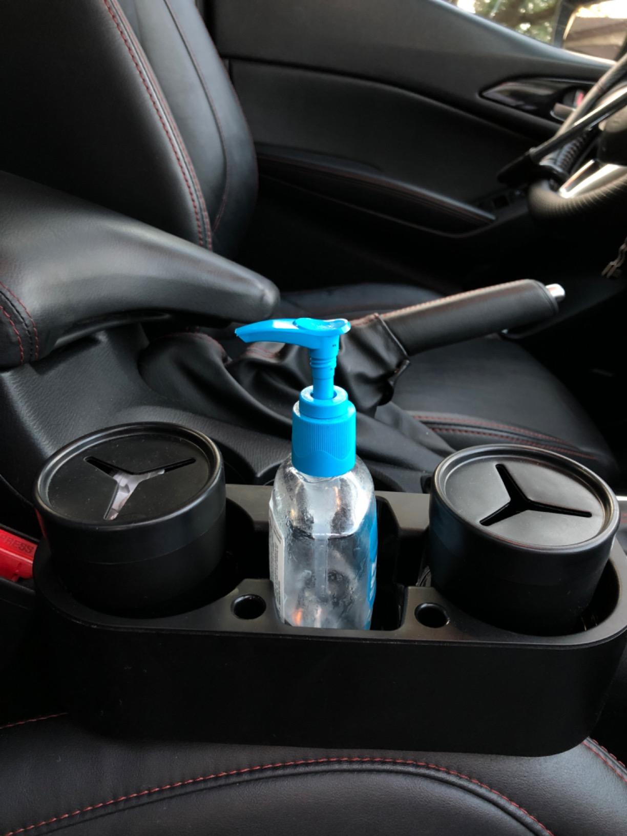 FIOTOK Car Trash Can with Lid, Mini Auto Garbage Can Leakproof Vehicle Trash Bin Fits Cup Holder in Console or Door for Automotive Car, Home, Office, Kitchen, Dinning Room 2 Packs customer photo 2