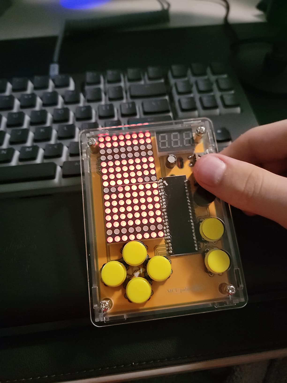DIY Soldering Project Game Kit Retro Classic Electronic Soldering Kit with 5 Retro Classic Games and Acrylic Case customer photo 1