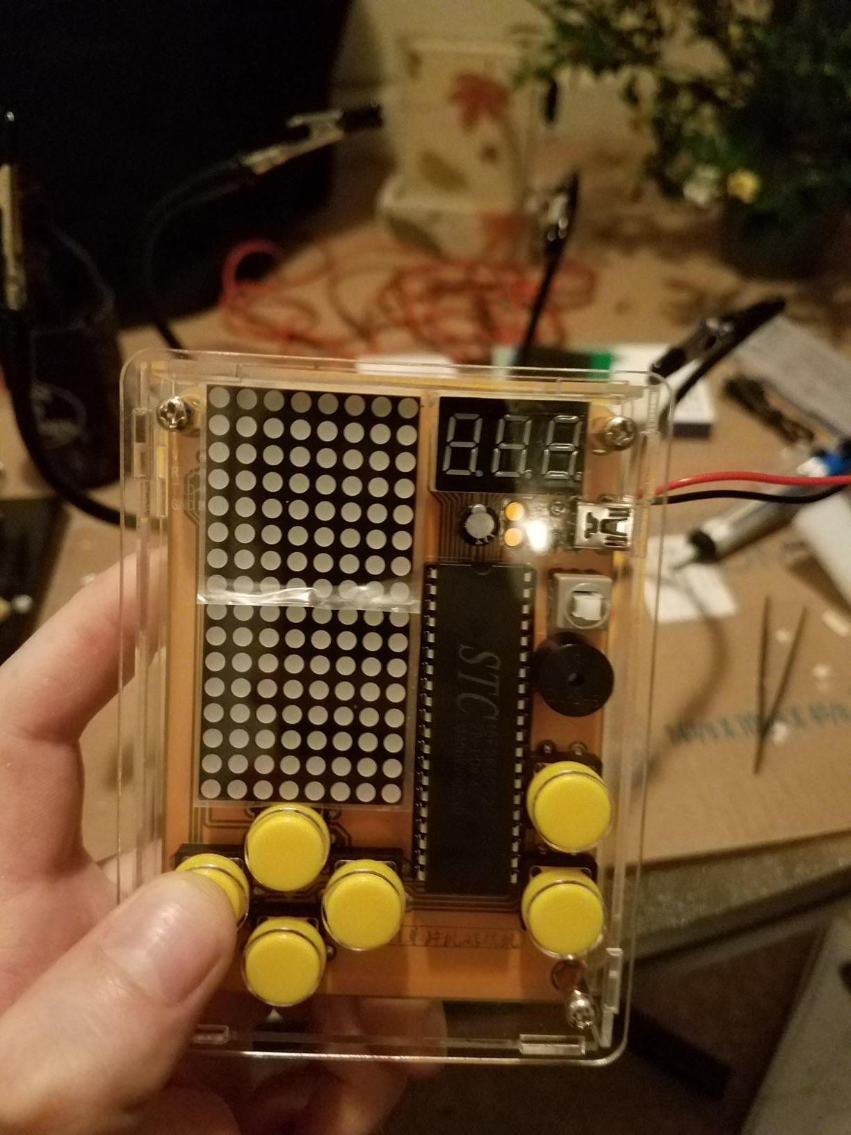 DIY Soldering Project Game Kit Retro Classic Electronic Soldering Kit with 5 Retro Classic Games and Acrylic Case customer photo 2