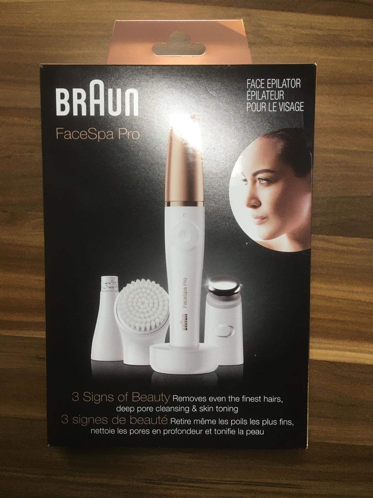 Braun Face Epilator Facespa Pro 911, Facial Hair Removal for Women, Hair Removal Device, 3-in-1 Epilating, Cleansing Brush and Skin Toning with 3 Extras customer photo 2