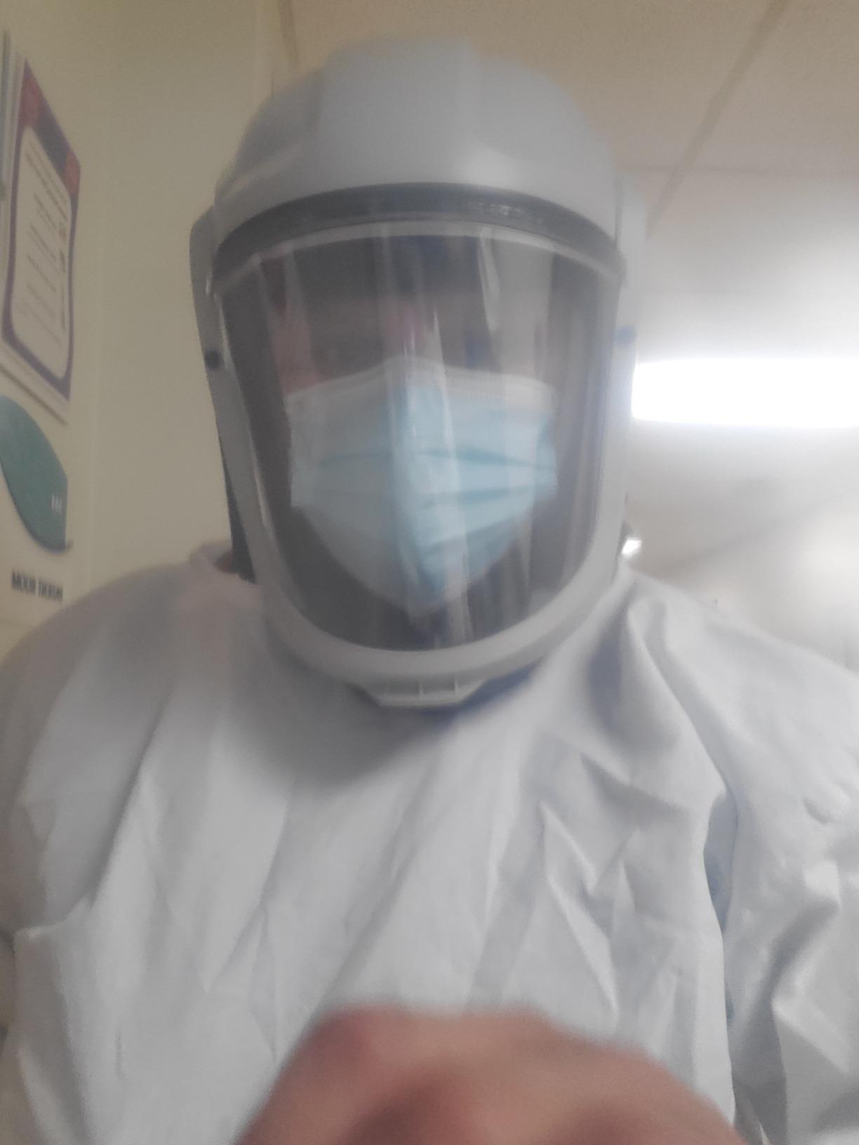 3M PAPR Respirator, Versaflo Powered Air Purifying Respirator Kit, TR-300N+ ECK, Hood Assembly, Easy to Clean and Maintain, All-in-One customer photo 1