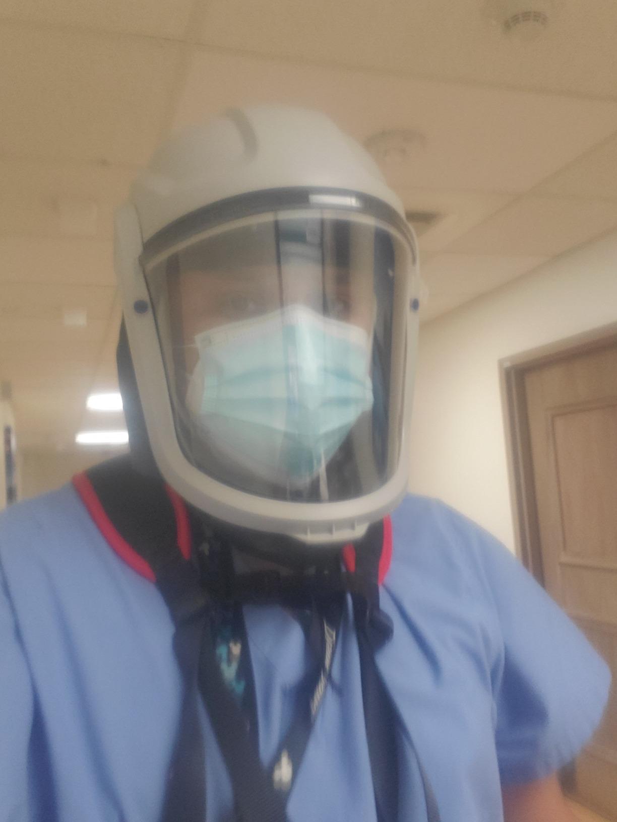 3M PAPR Respirator, Versaflo Powered Air Purifying Respirator Kit, TR-300N+ ECK, Hood Assembly, Easy to Clean and Maintain, All-in-One customer photo 2