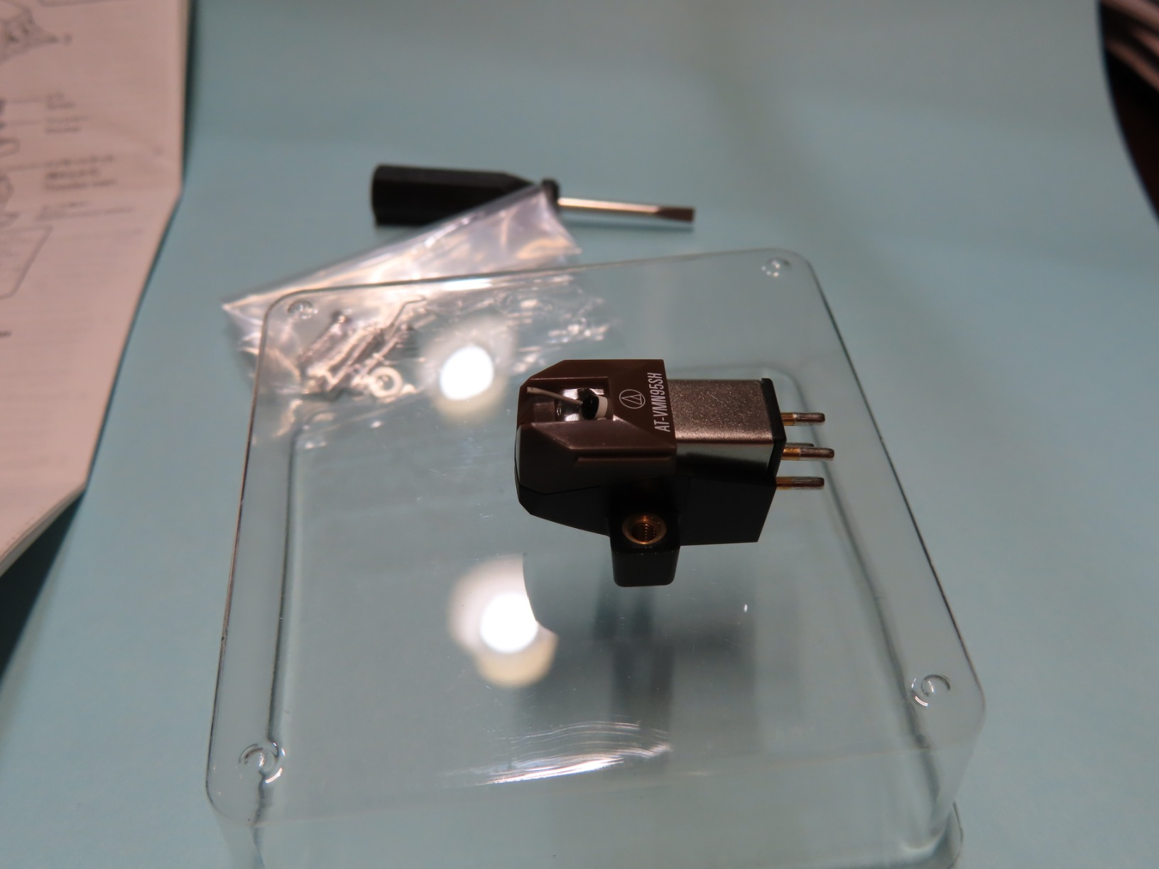 Audio-Technica AT-VM95SH Dual Moving Magnet Turntable Cartridge Brown customer photo 1