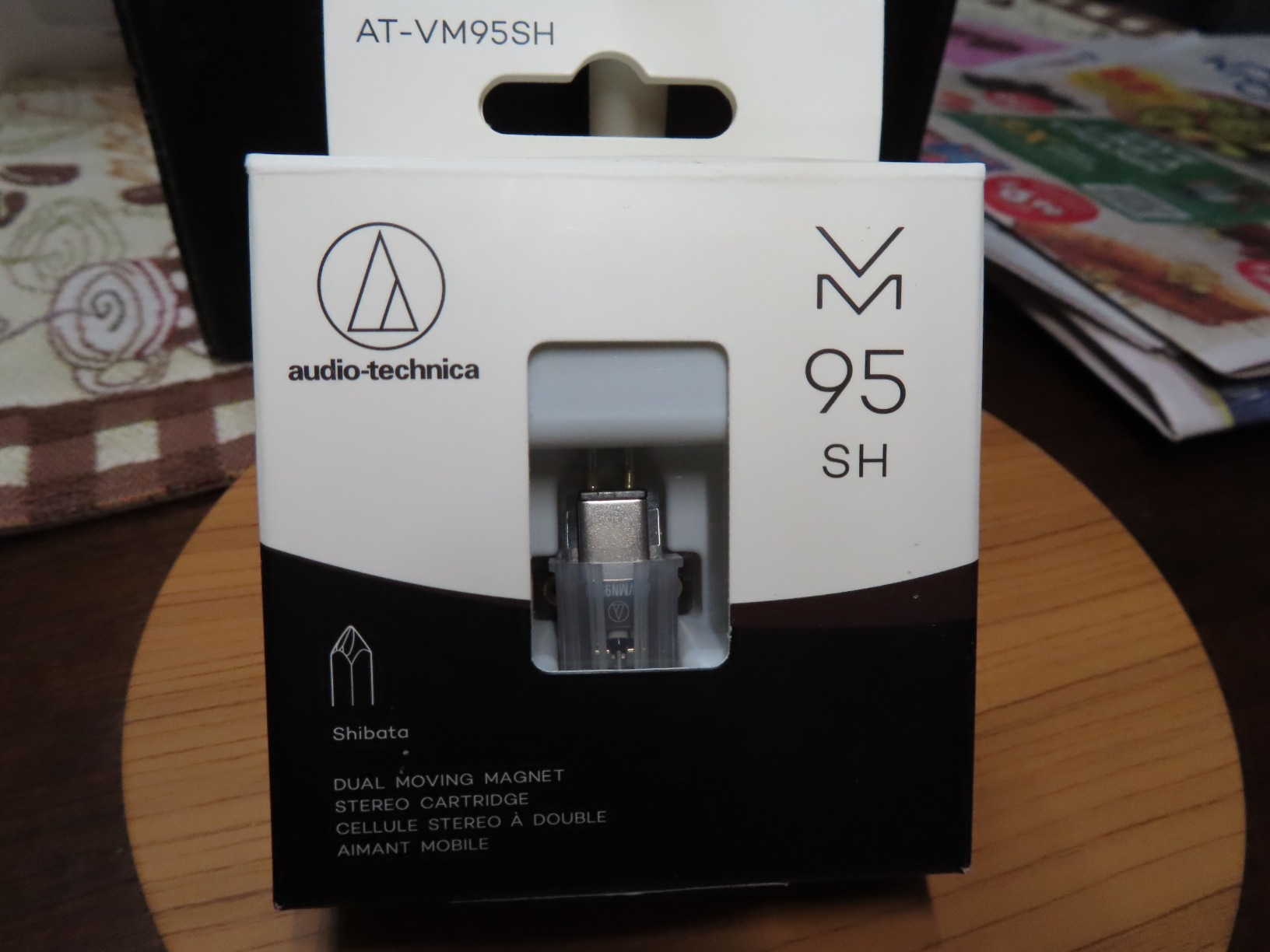 Audio-Technica AT-VM95SH Dual Moving Magnet Turntable Cartridge Brown customer photo 2