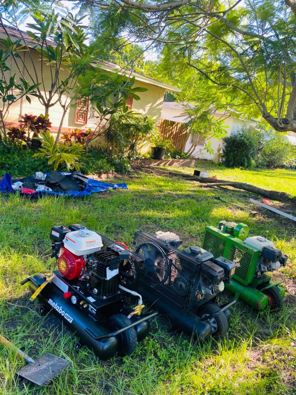 Metabo HPT Gas Powered Wheeled Air Compressor, 8 Gallon, EC2510E | Cast Iron Cylinder, Honda GX Engine, Integrated Control Panel, 116-145 PSI, Professional-Grade, Durable customer photo 2