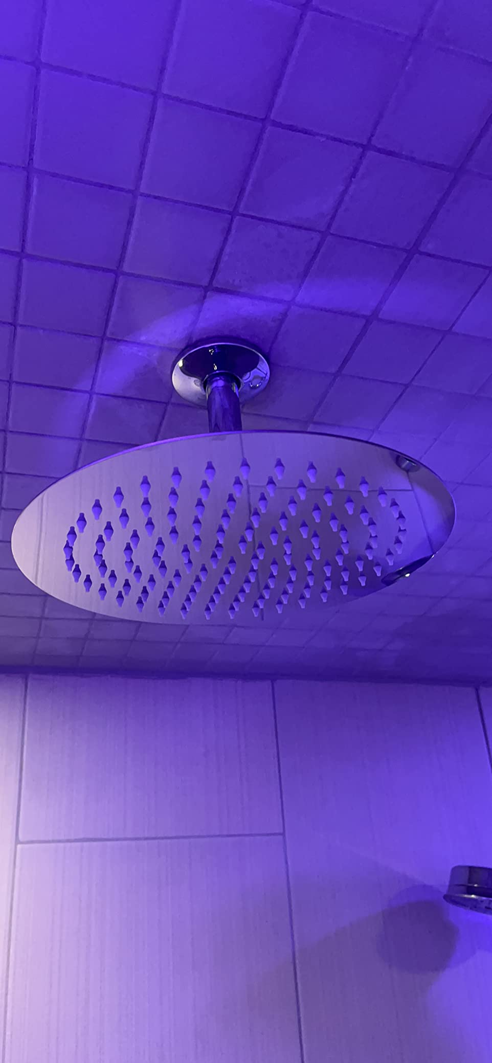 NearMoon Rain Shower Head, Ultra-Thin Design-Pressure Boosting, Awesome Some Experience, High Flow Stainless Steel Rainfall Head (8 Inch,Chrome Finish) customer photo 1