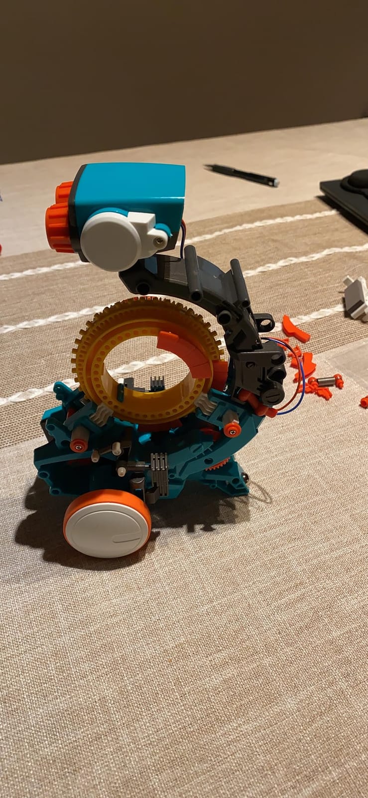TEACH TECH Mech-5 STEM Coding Robot Building Kit for Kids Ages 10+ | Mechanical coding wheel programs the robot customer photo 1