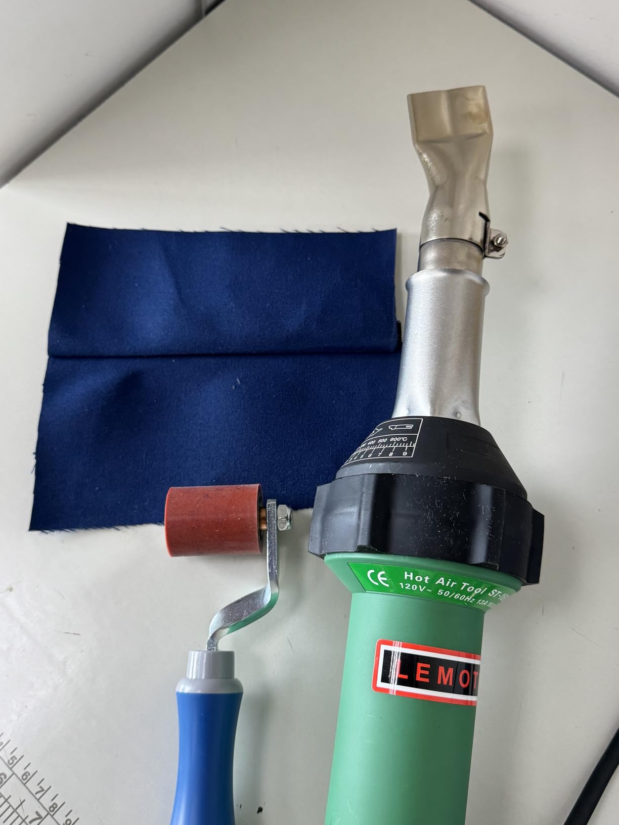 110V Hot Air Gun Welding Torch 1600W Heat Gun Plastic Welder Roofing Welder Kits PVC Welding Machine customer photo 2