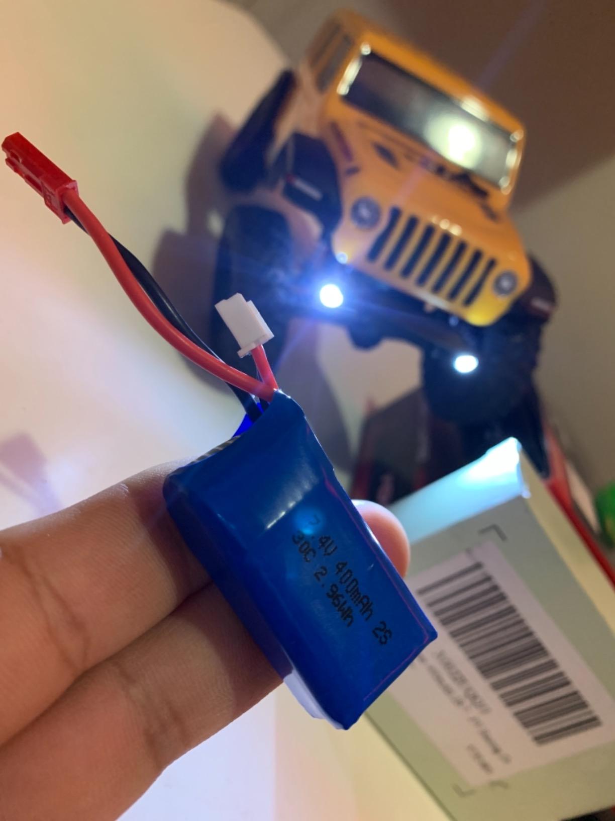 400mAh 2S 7.4V 30C LiPo Battery with JST Plug for Micro FPV Racing Drone | Crazepony 2PCS 2S Lipo Battery Pack for Quadcopter customer photo 1