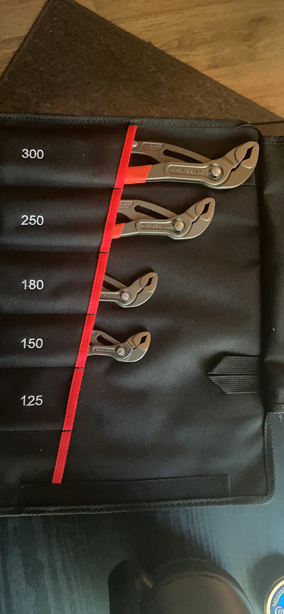 Knipex Tools 00 19 55 S5, Cobra Pliers, 5-Piece Set with Tool Pouch customer photo 1