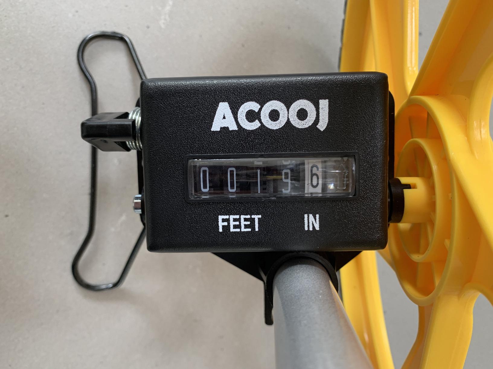 Zozen Measuring Wheel in Feet and Inches, Double Collapsible, Mechanical customer photo 1
