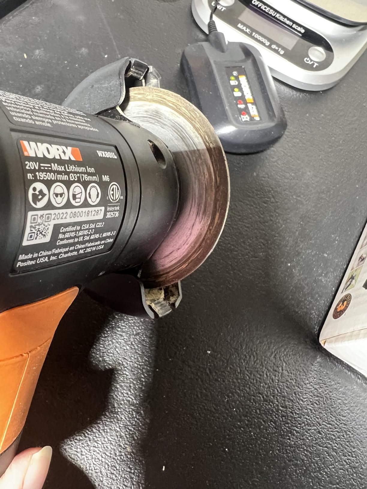 WORX Cordless Mini Cutter, 20V 3-Inch, WX801L customer photo 2