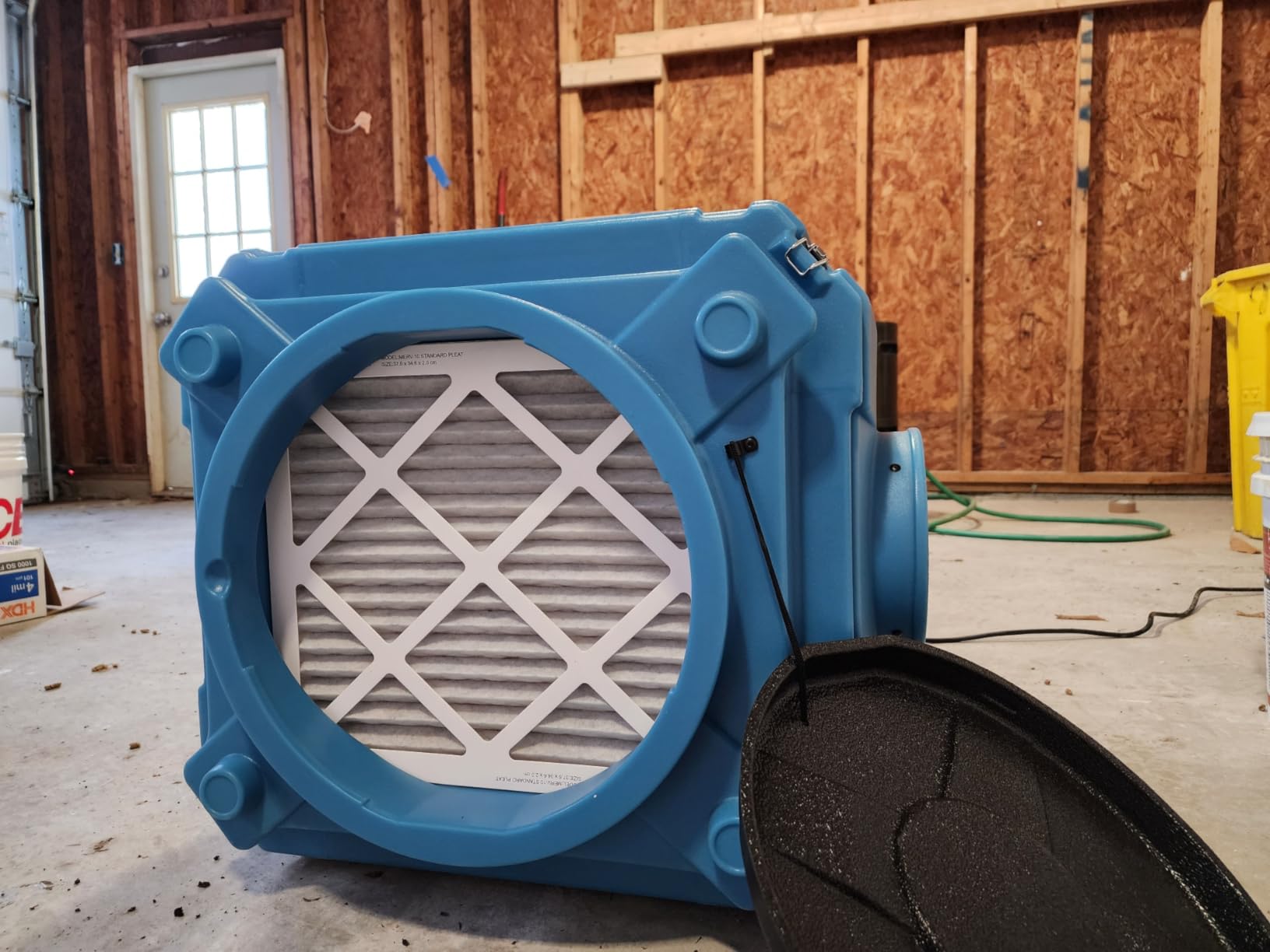 ALORAIR Air Scrubber with 3 Stage Filtration, Clean Shield Hepa 550, Blue, Stackable Negative Air Machine for Commercial, Heavy Duty Air Cleaner with MERV-10 Filter, HEPA Activated Carbon Filter customer photo 2
