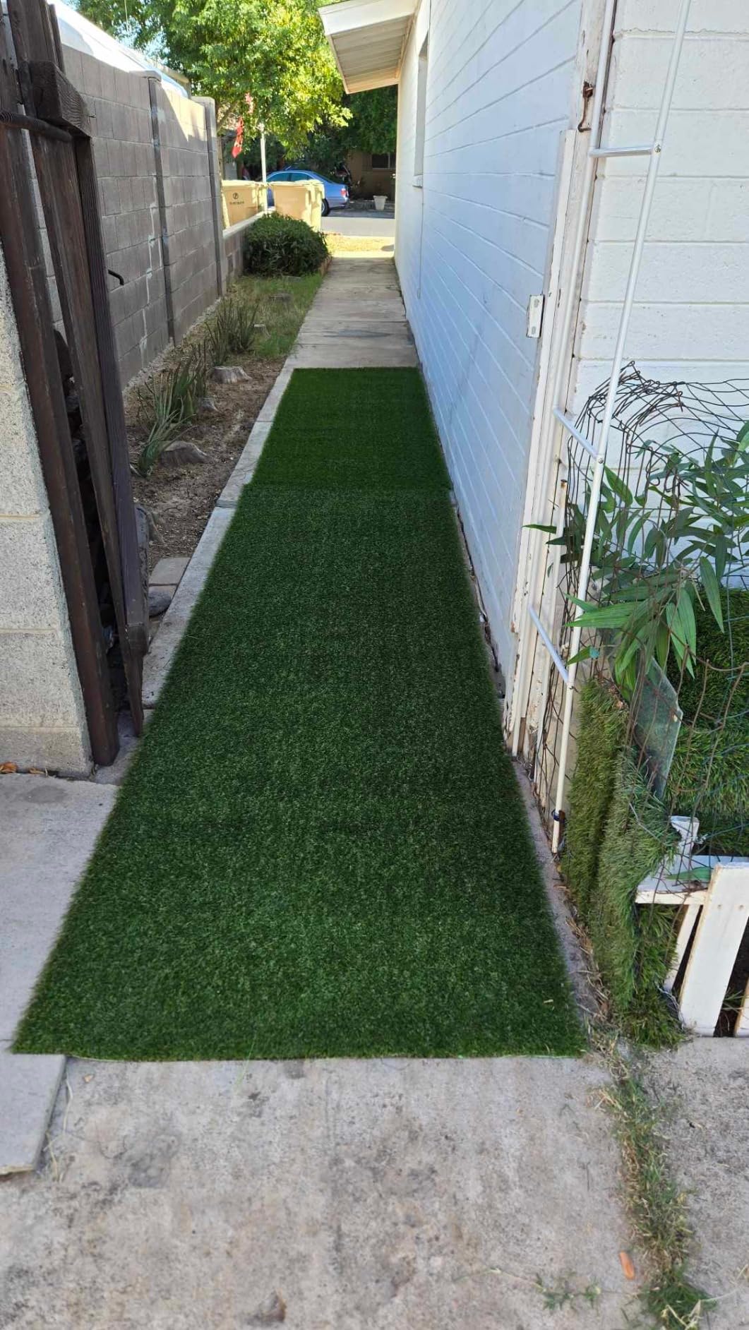 LITA Artificial Grass 3' x 10' (30 Square Feet) Realistic Fake Grass Deluxe Turf Synthetic Turf Thick Lawn Pet Turf -Perfect for Indoor/Outdoor Landscape (20mm high Pile) Customized customer photo 2