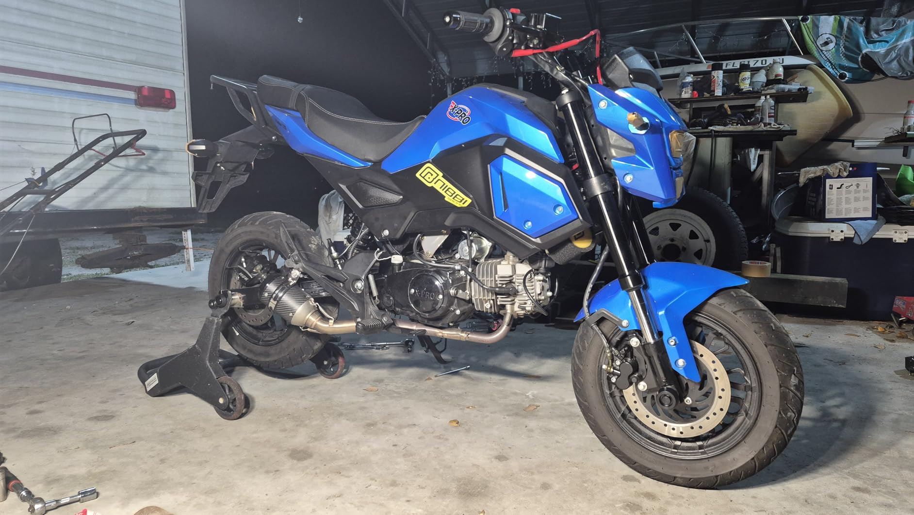 X-PRO 125cc Motorcycle Bike Dirt Bike 125cc Gas Motorcycle Bike Street Bike Adults Dirt Bike Dirtbike, White customer photo 2